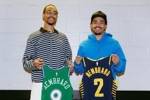 安德鲁-内姆哈德晒兄弟交换球衣照:首对在NBA打球的加拿大兄弟