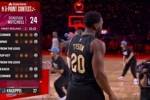 花球点不准！米切尔两底角合计10中9拿到24分落后克尼佩尔