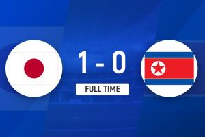 全胜进四强!U23日本1-0朝鲜U23将战乌兹别克 布莱恩·世雄制胜球